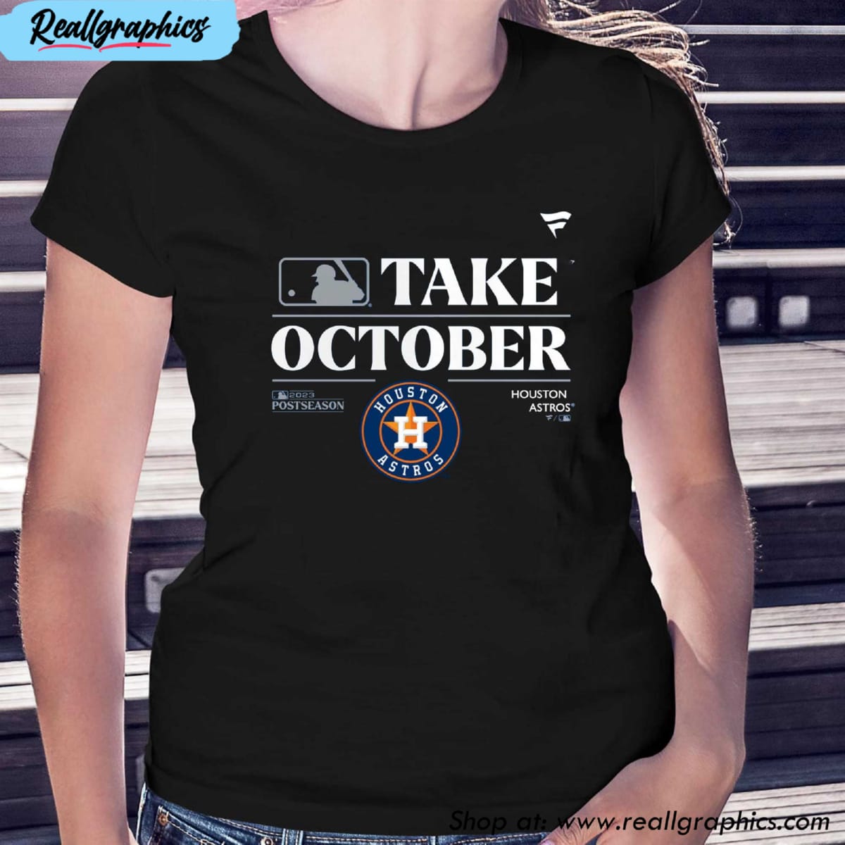 Houston Astros Take October Playoffs Postseason 2023 Unisex T-shirt,  Hoodie, Sweatshirt - Reallgraphics