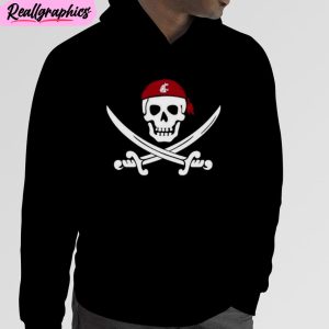 jake dickert wearing wsu golf pirate skull unisex t-shirt, hoodie, sweatshirt