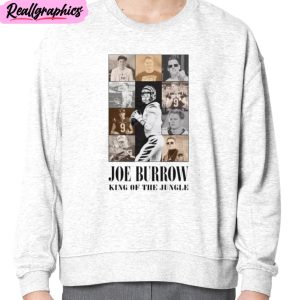 joe burrow king of the jungle eras tour unisex t-shirt, hoodie, sweatshirt
