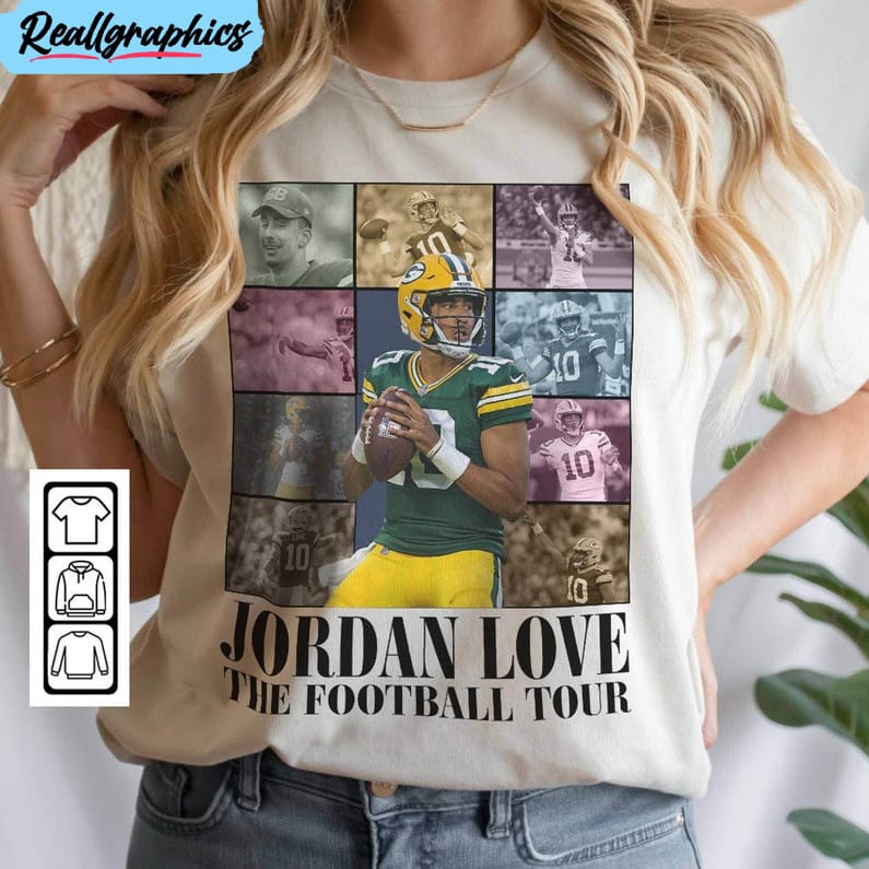 Jordan Love Trendy Shirt, Vintage 90s Bootleg Jordan Love