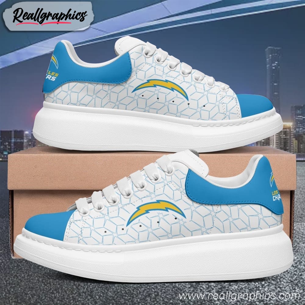 los angeles chargers custom mq sneakers