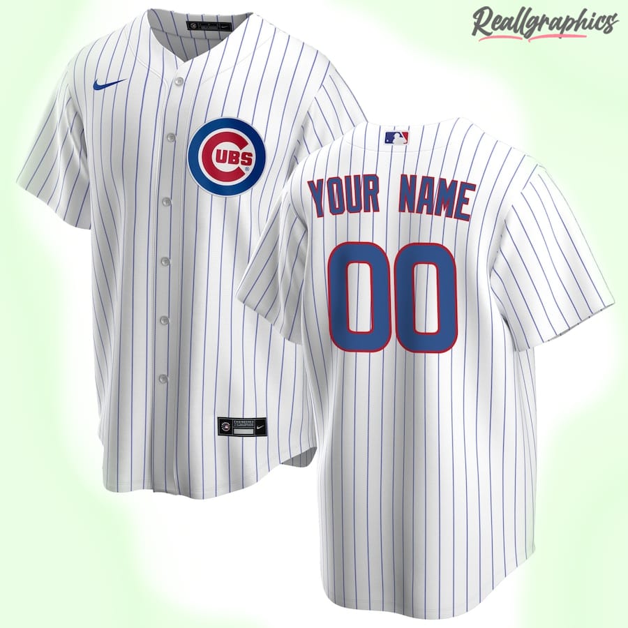 Chicago Cubs MLB White Home Custom Jersey, Cubs Jersey Cheap For Sale -  Reallgraphics