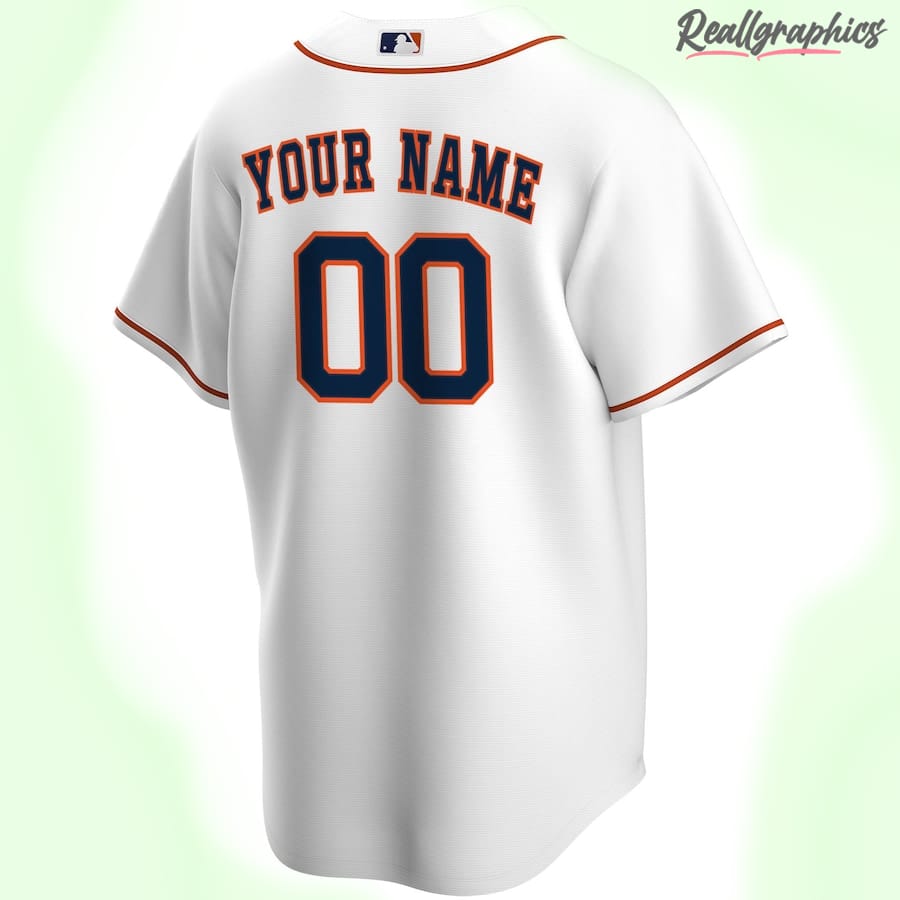 Houston Astros MLB White Home Custom Jersey, Astros Cheap Jersey -  Reallgraphics