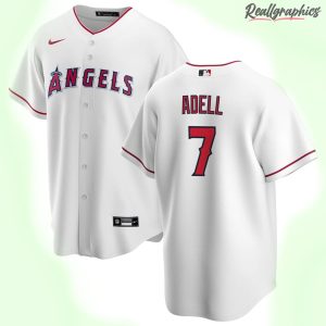 men's los angeles angels mlb white home custom jersey