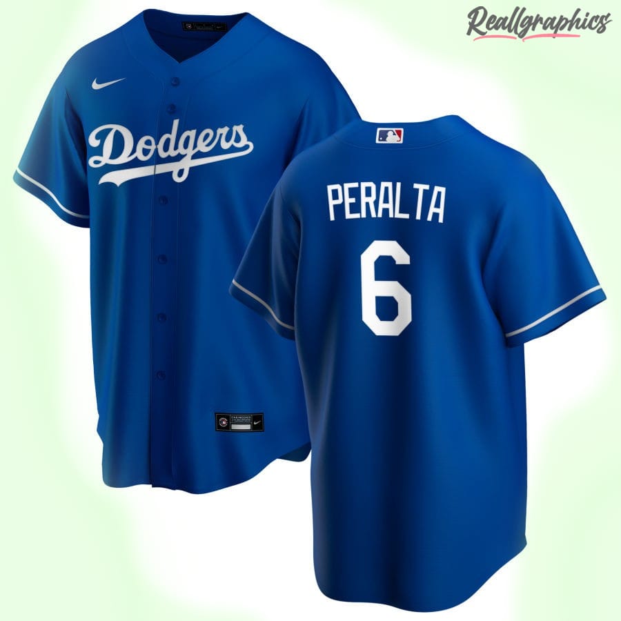 all blue dodgers jersey