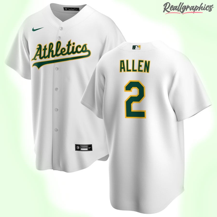 Oakland Athletics MLB White Home Custom Jersey - Reallgraphics