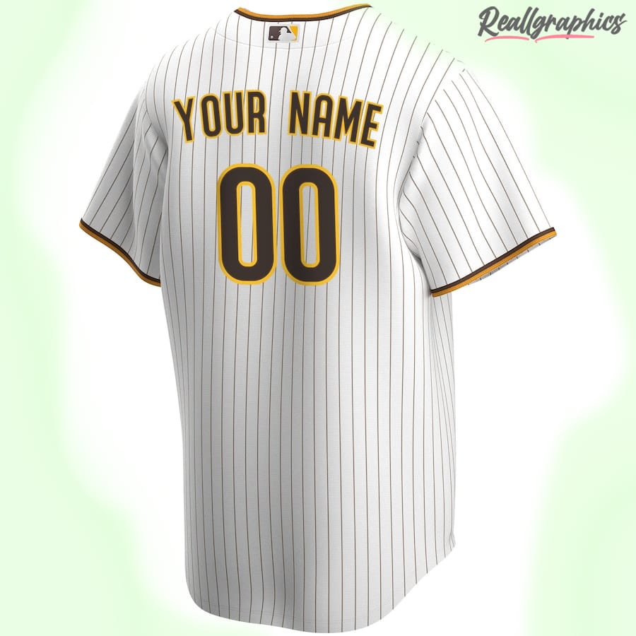 Men's San Diego Padres MLB White Home Custom Jersey, Padres Jersey Cheap -  Reallgraphics