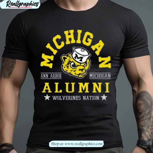 michigan alumni ann arbor michigan wolverines nation shirt