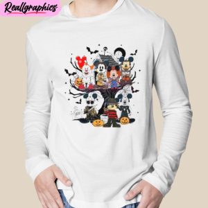 mickey and friends horror halloween 2023 unisex t-shirt, hoodie, sweatshirt