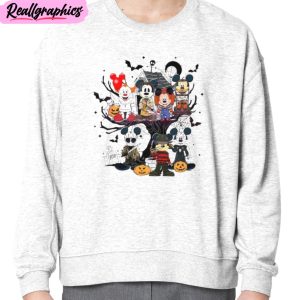 mickey and friends horror halloween 2023 unisex t-shirt, hoodie, sweatshirt