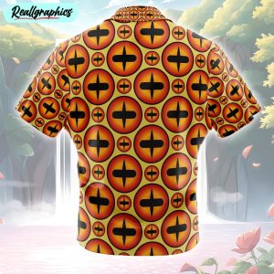naruto kekkei genkai naruto shippuden button up hawaiian shirt