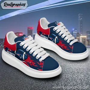 new england patriots football alexander mcqueen style shoes & sneaker