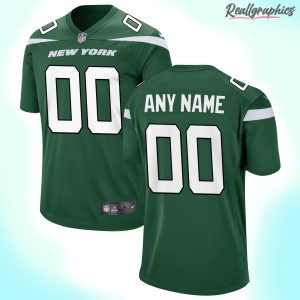 new york jets gotham green game custom jersey
