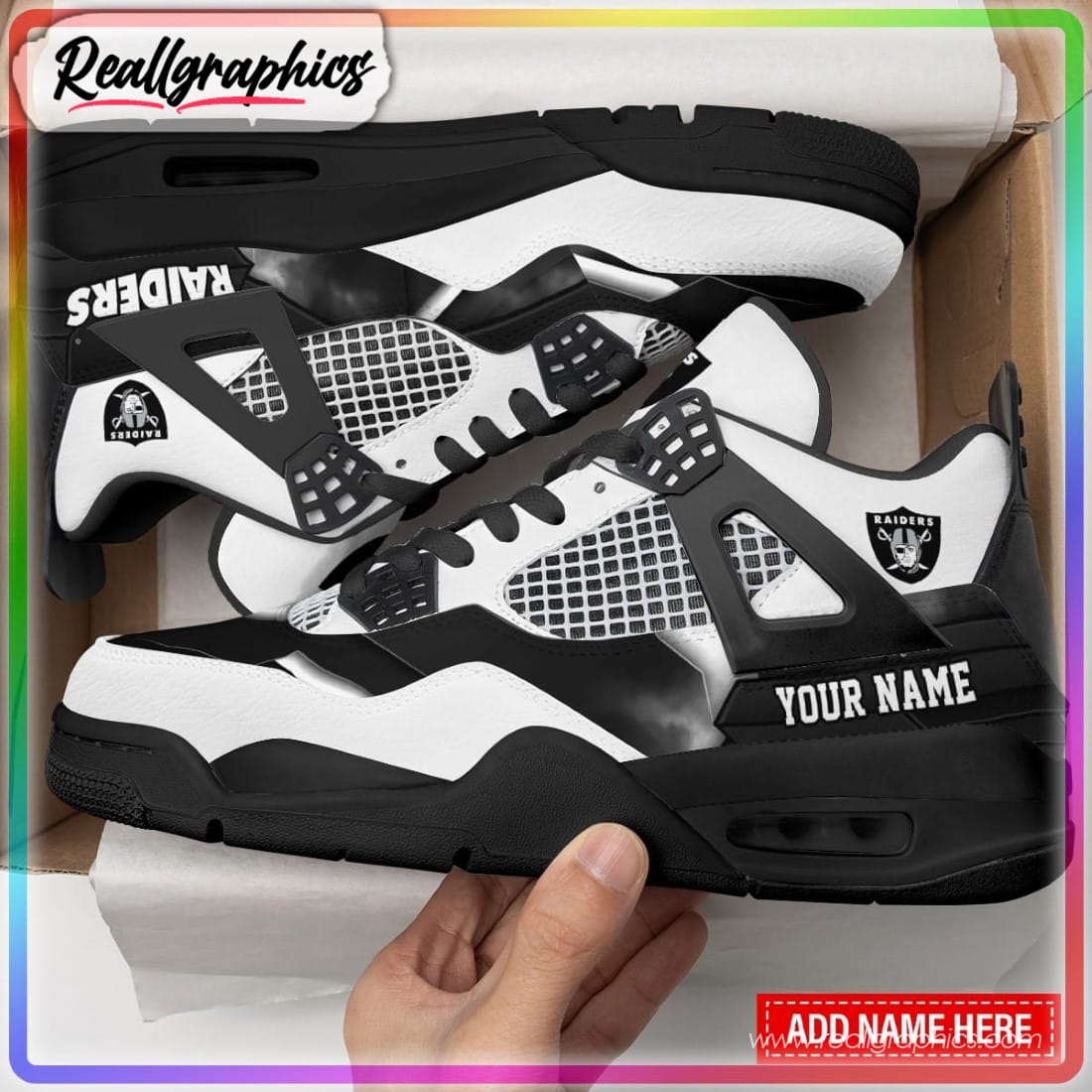 Carolina Panthers Thunder Custom Air Jordan 4 Shoes - Reallgraphics