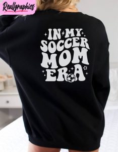 retro in my soccer mama era shirt, soccer mama crewneck short sleeve