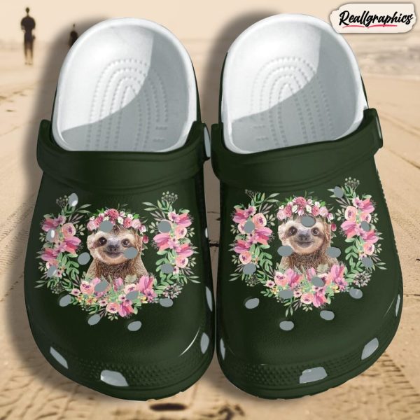 sloth flower shoes crocs gifts for daughter