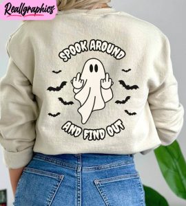 spook around and find out cute shirt, spooky season halloween tee, hoodie, sweatshirt