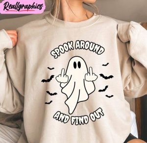 spook around and find out funny shirt, spooky season short sleeve unisex t shirt