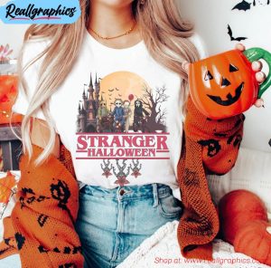 stranger things halloween shirt, scary characters horror movie long sleeve unisex hoodie