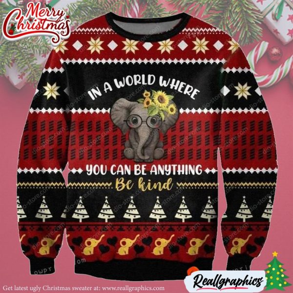 you can be anything ugly christmas sweater