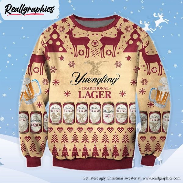 yuengling lager beer ugly christmas sweater