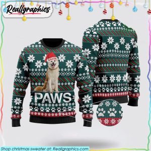 akita-santa-printed-christmas-ugly-sweater-pet-lover-christmas-sweater