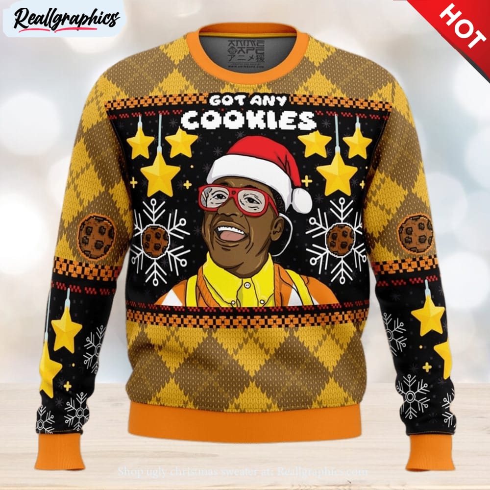 got any cookies steve urkel ugly christmas sweater