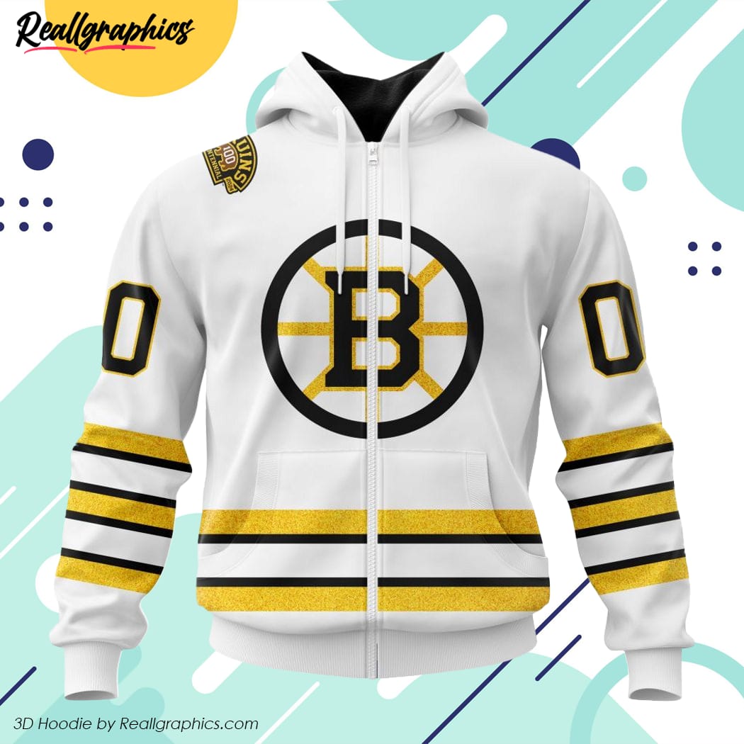 Custom NHL Boston Bruins Black Hockey Fights Cancer Shirt Hoodie