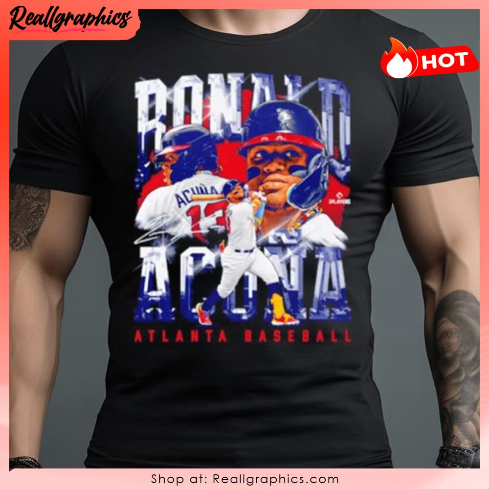 Ronald Acuna Jr. Atlanta Baseball Tee Shirt 