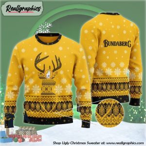 yellow-bundaberg-reindeer-snowy-ugly-christmas-sweater