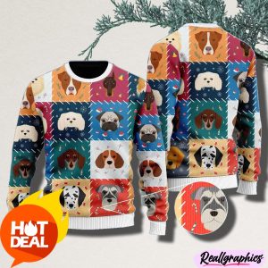 Adorable-Dogs-And-Puppies-Christmas-Ugly-Sweater-3D