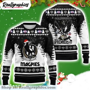 Afl-Premiers-Collingwood-Fc-Ugly-Christmas-Ugly-Sweater-Ovs251023s3-Gift-Christmas