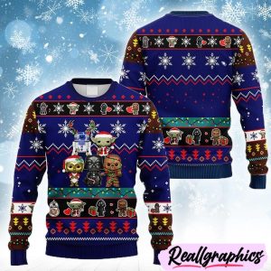 Xmas-Star-Wars-Characters-Christmas-Ugly-Sweater-3D