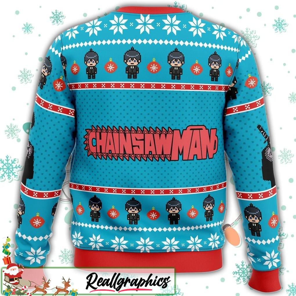 aki-chainsaw-man-ugly-christmas-sweater-2