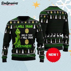 i-will-drink-ballantine-xxx-ale-everywhere-christmas-ugly-sweater