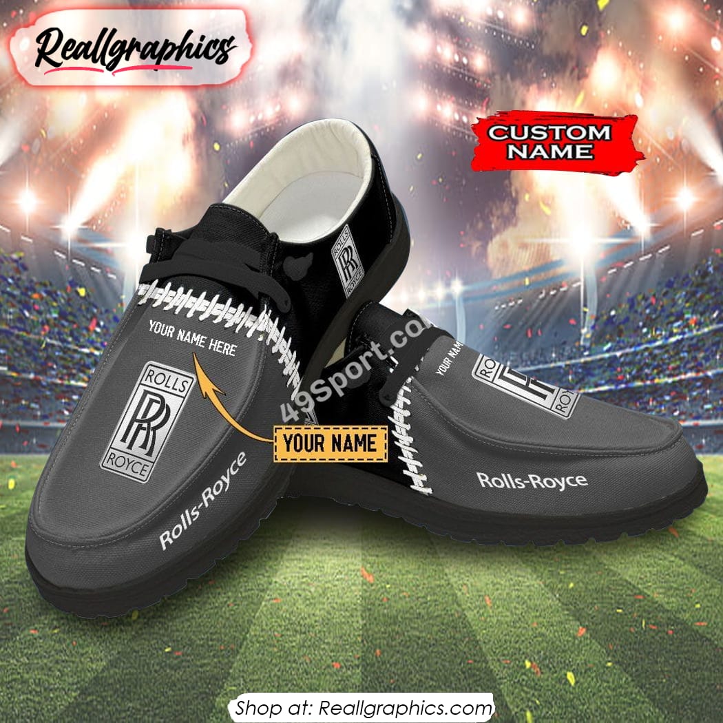 Rolls Royce Custom Hey Dude Shoes Gift For Fans - Reallgraphics
