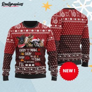 Xmas Cows Ugly Sweater