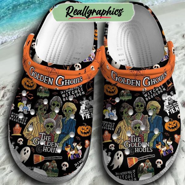 the golden ghouls in a world full of witches be golden 3d printed classic crocs