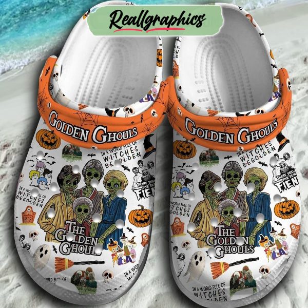 the golden ghouls thank you for being a fiend 3d printed classic crocs