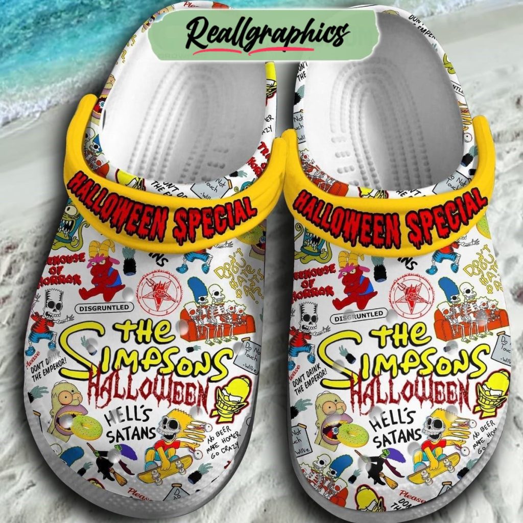 the simpsons halloween special hell's satans 3d printed classic crocs