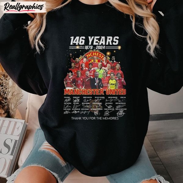 146 years 1878 – 2024 manchester united thank you for the memories t-unisex shirt