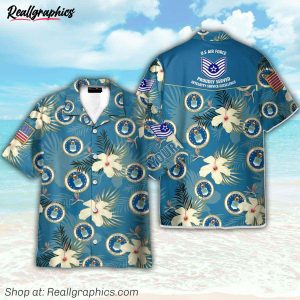 air force military veteran hawaiian shirt