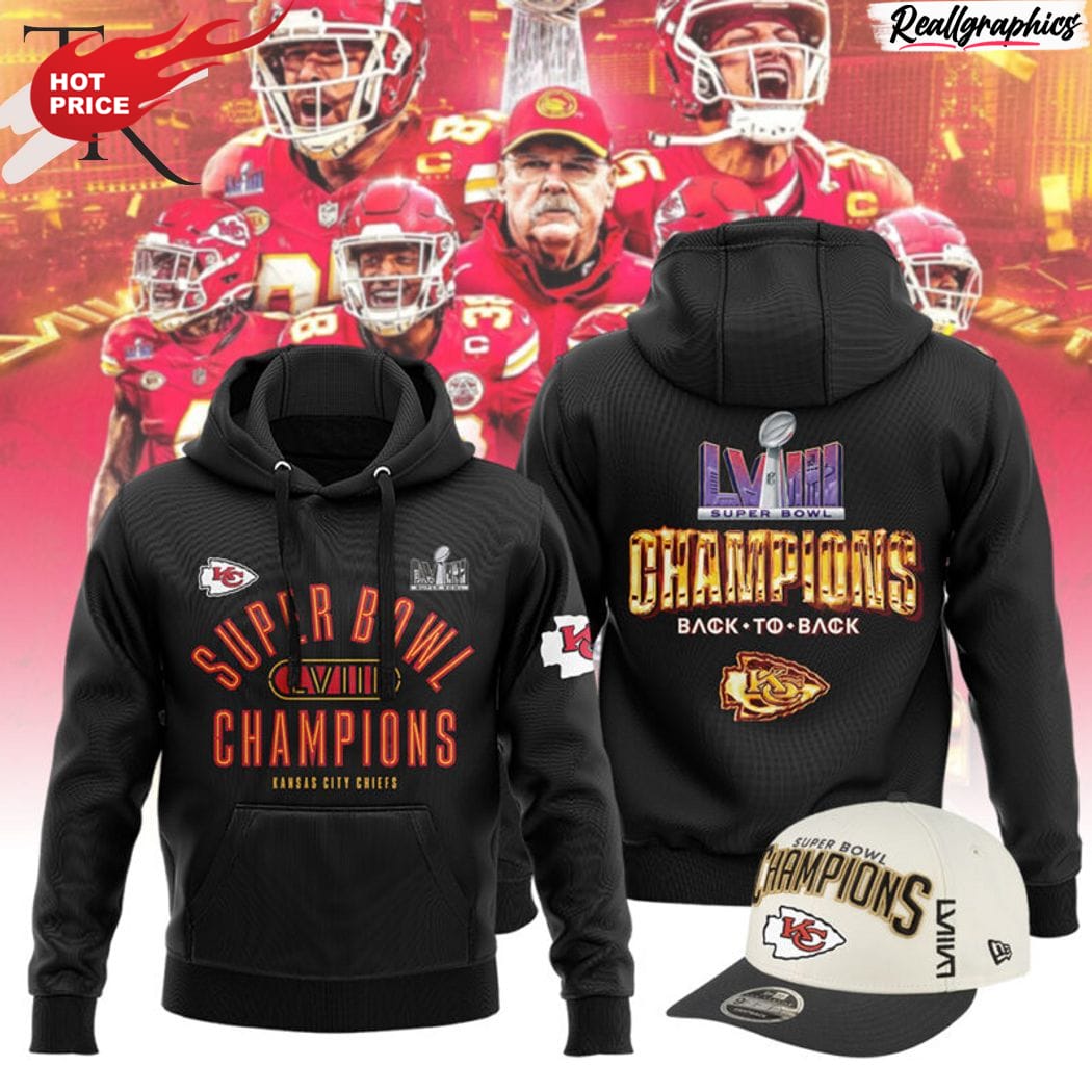 double victory: kansas city chiefs 2023 and 2024 super bowl champions all-over print hoodie