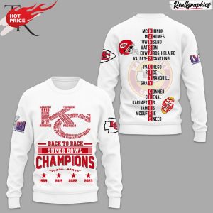 back to back super bowl champions 1969 2019 2022 2023 nfl kansas city chiefs white hoodie