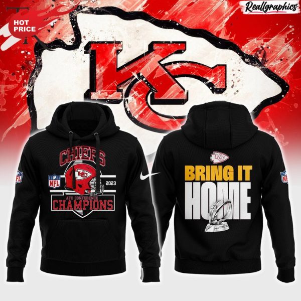 kansas city chiefs 2023 afc conference champions bring it home all over print hoodie