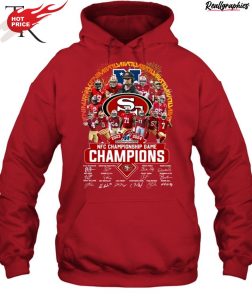 san francisco 49ers 2023 2024 nfc championship game champions unisex shirt