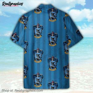 wizard and witch ravenclaw house cosplay costume hawaiian shirt