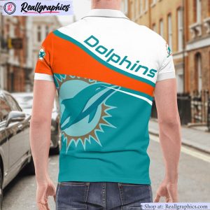 miami dolphins comprehensive charm polo shirt, miami dolphins fan shirt
