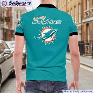 miami dolphins heartbeat polo shirt, dolphins team gifts