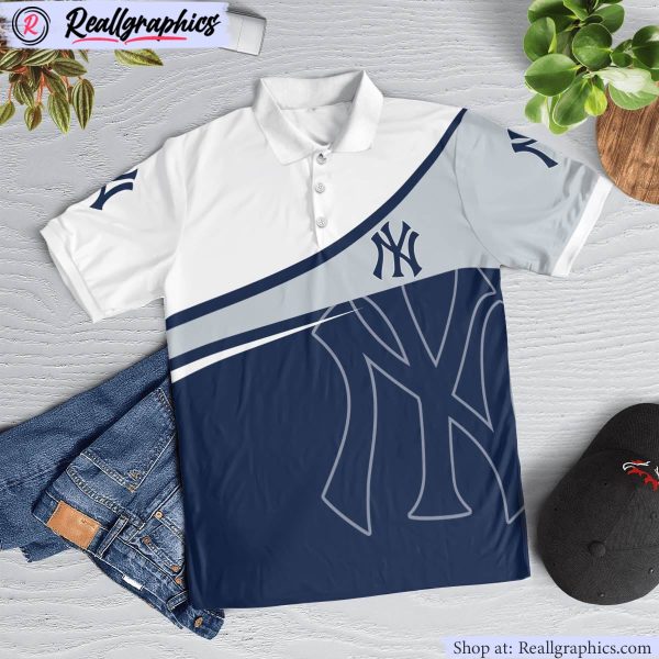 new york yankees comprehensive charm polo shirt, new york yankees merchandise